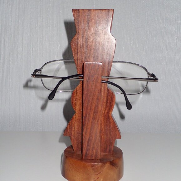 Artisan Wood Eye Glass Holder - Picture 7 of 10